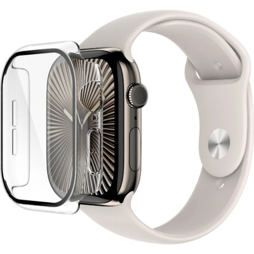 Belkin ScreenForce TemperedCurve 2-in-1 Treated Screen Protector + Bumper for Apple Watch Series 10 (46mm) - Clear(OWA003fqCL), 2 Years Warranty - Image 1
