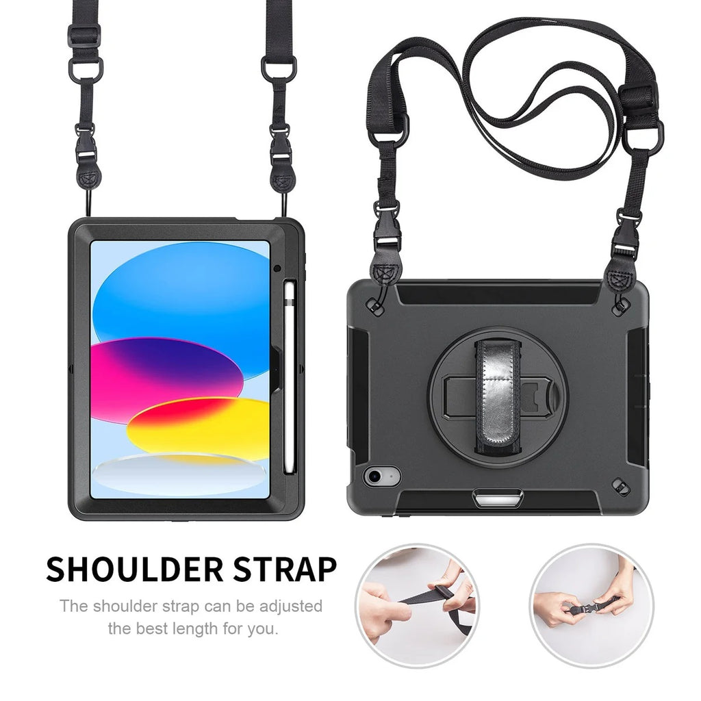 USP Rugged Case Shoulder Strap Black - 5 Years Warranty - Image 1