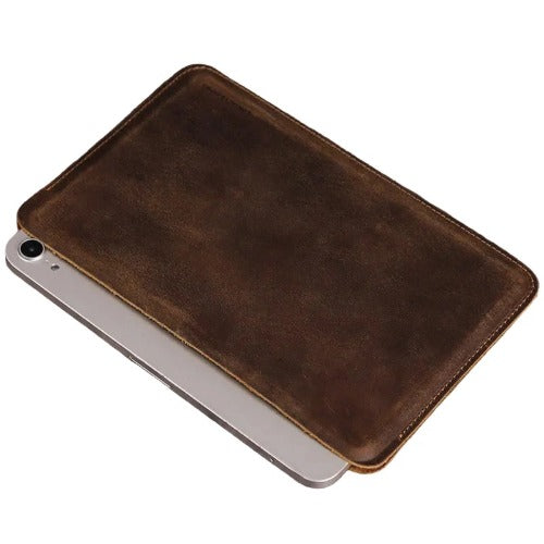 USP Leather Sleeve Apple iPad Mini (7.9") (5th/4th/3rd/2nd/1sth Gen) / iPad Mini (8.3") (6th Gen) Case Brown - 5 Years Warranty - Image 1