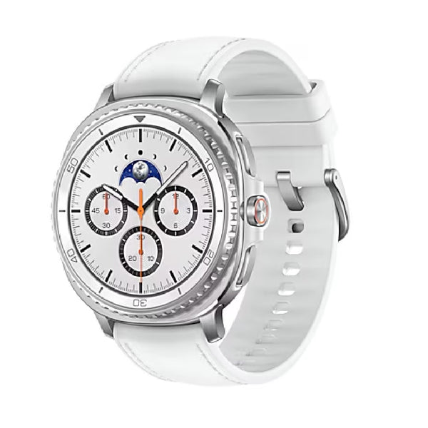 Samsung Galaxy Watch8 Classic Bluetooth (46mm) - White(SM-L500NZWAXSA),1.3" ,Super AMOLED, 1.6GHz, 2GB/64GB, Bluetooth v5.3, 445mAh, 2 Years Warranty