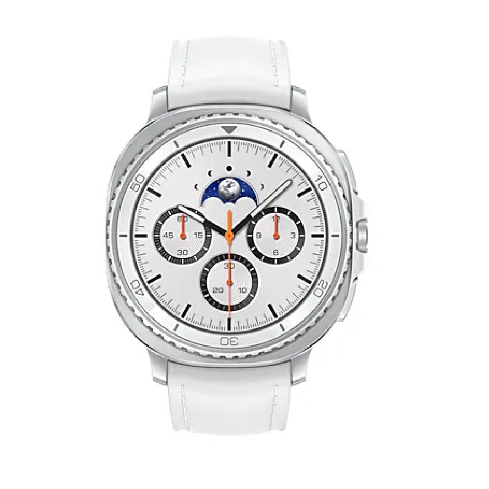 Samsung Galaxy Watch8 Classic Bluetooth + 4G (46mm) - White(SM-L505FZWAXSA), 1.3",Super AMOLED,1.6GHz,2GB/64GB,Bluetooth v5.3,445mAh,2 Years Warranty - Image 2