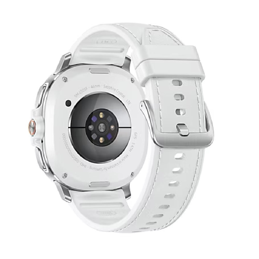 Samsung Galaxy Watch8 Classic Bluetooth + 4G (46mm) - White(SM-L505FZWAXSA), 1.3",Super AMOLED,1.6GHz,2GB/64GB,Bluetooth v5.3,445mAh,2 Years Warranty - Image 3