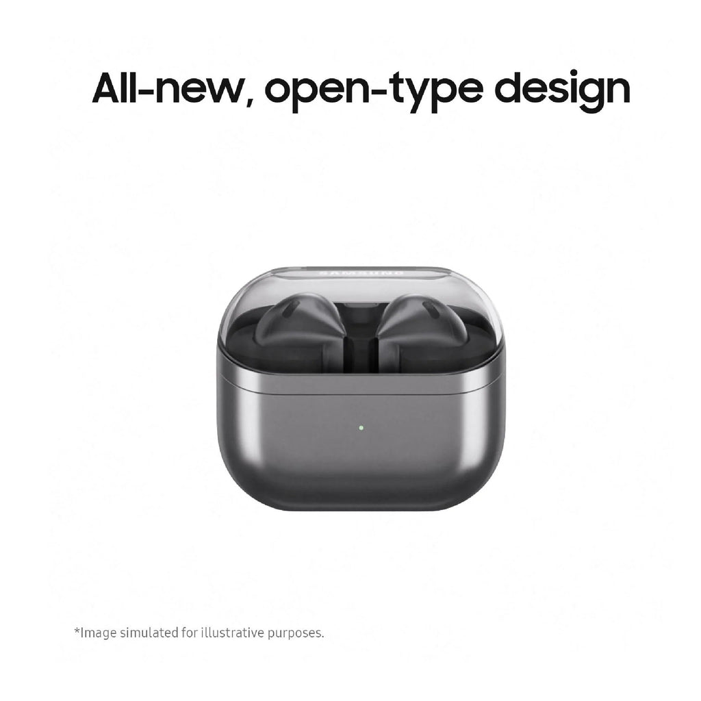 Samsung Galaxy Buds3 - Silver(SM-R530NZAAASA) *AU STOCK*, Active Noise Cancellation, Ergonomic Design, Bluetooth v5.4, 48mAh, 1 Year Warranty - Image 3