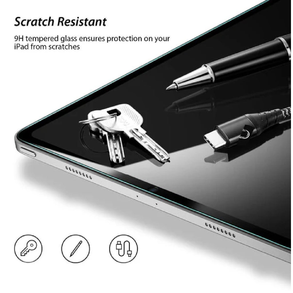 USP Apple iPad (11") (A16) (11th Gen) / iPad (10.9") (10th Gen) 2.5D Tempered Glass Screen Protector Clear -  9H Hardness, 5 Years Warranty - Image 2