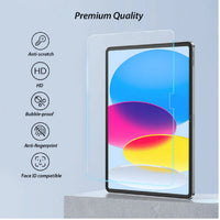 USP Apple iPad (11") (A16) (11th Gen) / iPad (10.9") (10th Gen) 2.5D Tempered Glass Screen Protector Clear -  9H Hardness, 5 Years Warranty - Image 3