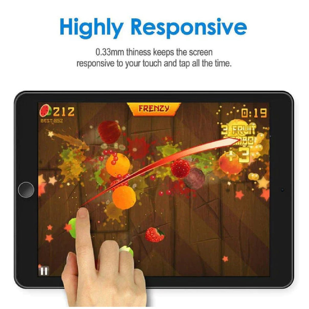USP Apple iPad (9.7") (6th/5th Gen) / iPad Air (9.7") (2nd/1st Gen)Tempered Glass Screen Protector - Full Coverage, 9H Hardness, 5 Years Warranty - Image 3