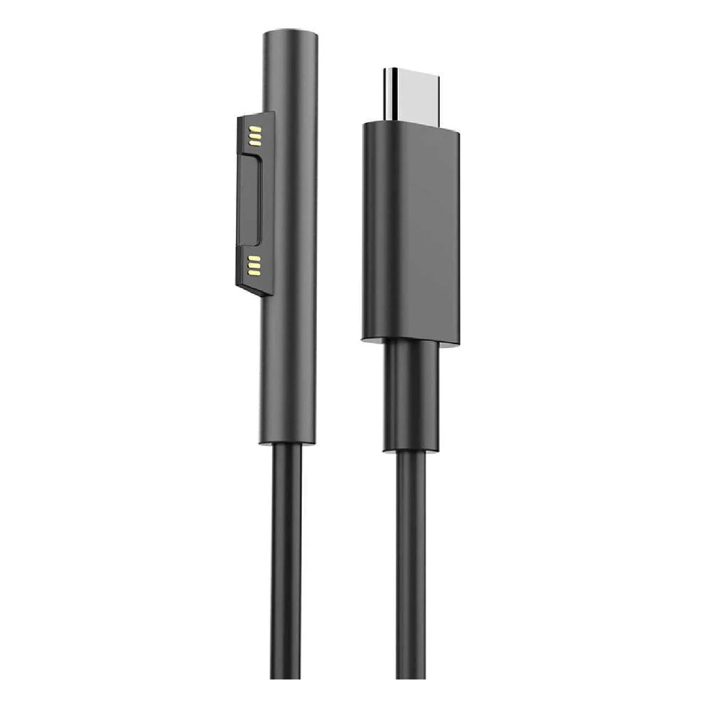 USP USB-C To Microsoft Surface Laptop Cable (1.5M) Black - 3A, Surface Pro, Surface Go, Surface Book, Magnetic Connection, 5 Years Warranty - Image 4