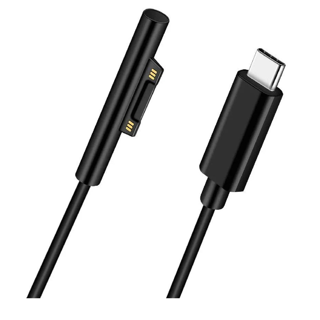 USP USB-C To Microsoft Surface Laptop Cable (1.5M) Black - 3A, Surface Pro, Surface Go, Surface Book, Magnetic Connection, 5 Years Warranty - Image 2