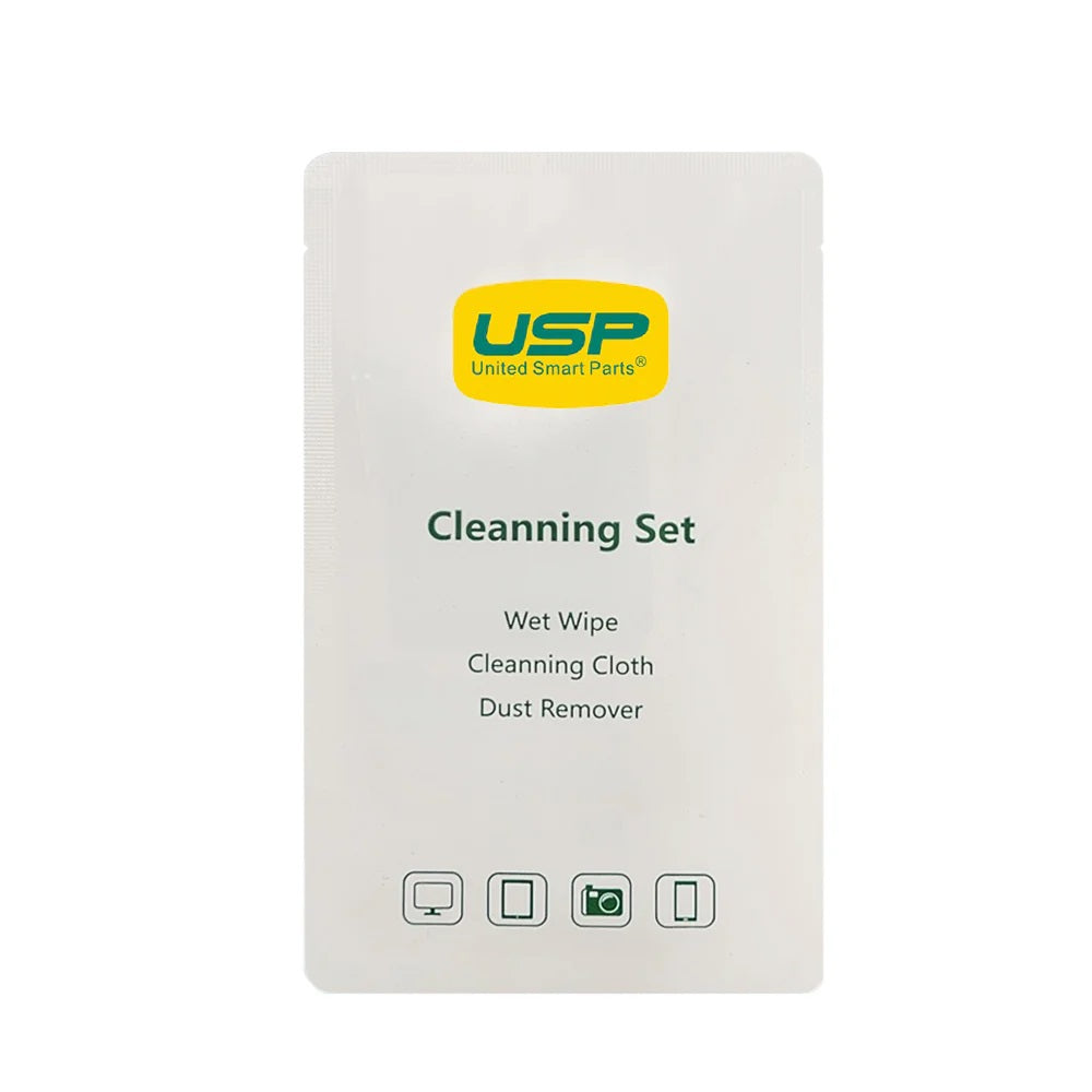 USP Screen Protector Cleaning Pack - Clean Wipes, Dust Absorber, 5 Years Warranty - Image 2