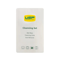 USP Screen Protector Cleaning Pack - Clean Wipes, Dust Absorber, 5 Years Warranty - Image 2