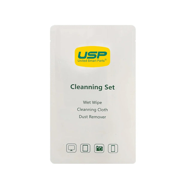 USP Screen Protector Cleaning Pack - Clean Wipes, Dust Absorber, 5 Years Warranty