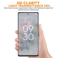 USP Google Pixel 10 Pro / Pixel 10 5G (6.3") Tempered Glass Screen Protector Clear - Scratch-Resistant,Drop Protection, Raised Edges, 5 Years Warranty - Image 4