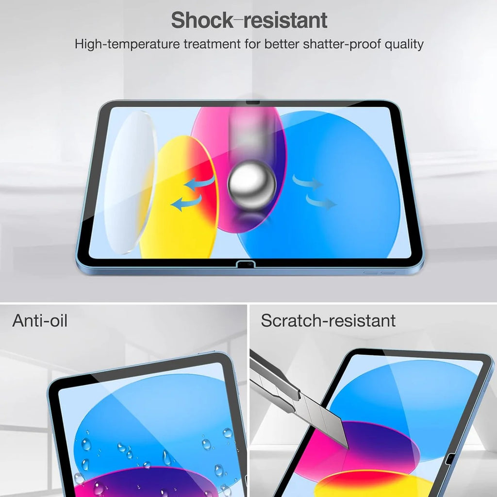 USP Apple iPad (11") (A16) (11th Gen) / iPad (10.9") (10th Gen) Armor Glass Screen Protector - 9H Hardness, Scratch-Resistance, 5 Years Warranty - Image 3