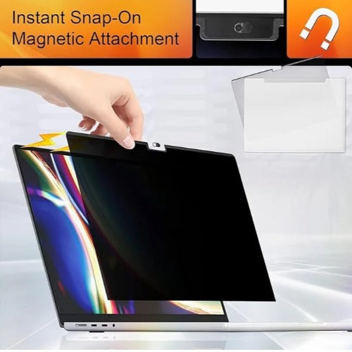 USP Apple MacBook Neo (13") (A18 Pro) Magnetic Removable Privacy Screen Protector - Matte Anti-Glare Coating,5 Years Warranty - Image 2