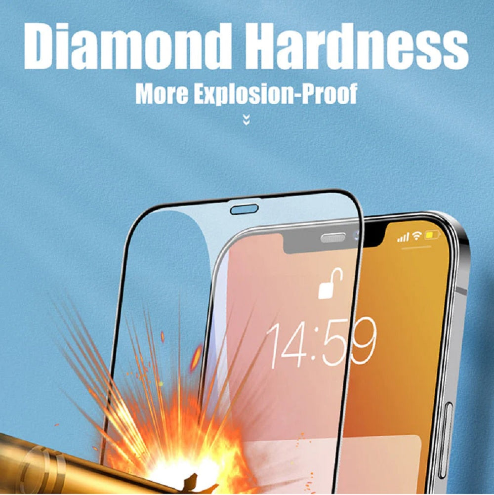 USP Apple iPhone 14 Pro Max (6.7") Tempered Glass Screen Protector Clear - Scratch-Resistant,Drop Protection, Raised Edges,  5 Years Warranty - Image 2