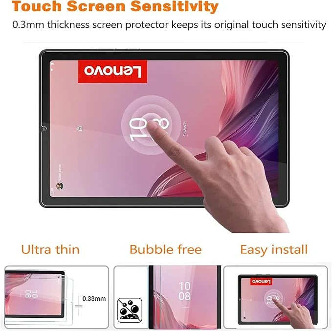 USP Lenovo Idea Tab 11 (11") Premium Tempered Glass Screen Protector - 9H Surface Hardness, Scratch Resistant, Bubble-Free, 5 Years Warranty - Image 4