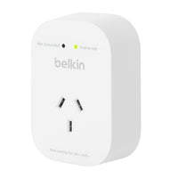 Belkin SurgePro 1-Outlet Surge Protector (SRA010AU)- 1800 Joules, Safe and Compact Design, Belkin 6-Point Safety System, $30000 CEW,  2 Years Warranty - Image 1