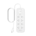 Belkin Surge Pro 8-Outlet Surge Protector With Dual USB-C Ports (SRB004AU2M) - Heavy Duty 2M Power Cord, 900 Joules, $70000 CEW, 2 Years Warranty - Image 1