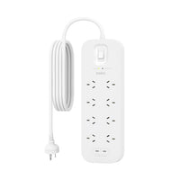 Belkin Surge Pro 8-Outlet Surge Protector With Dual USB-C Ports (SRB004AU2M) - Heavy Duty 2M Power Cord, 900 Joules, $70000 CEW, 2 Years Warranty - Image 2