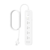 Belkin SurgePlus 4-Outlet Surge Protector With 2x USB -C Port(30W) (SRB005AU2M) - Heavy Duty 2M Power Cord, 525 Joules, $40000 CEW,  2 Years Warranty - Image 1