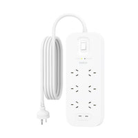 Belkin SurgePlus 6-Outlet Surge Protector With 2x USB -C Port(30W) (SRB006AU2M) - Heavy Duty 2M Power Cord, 650 Joules, $50000 CEW,  2 Years Warranty - Image 2
