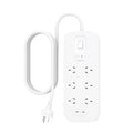 Belkin SurgePro 6-Outlet Surge Protector With Dual USB-C (30W) - White(SRB006AU2M), 2M Power Cord, 650 Joules, $50,000 CEW,  2 Years Warranty - Image 1