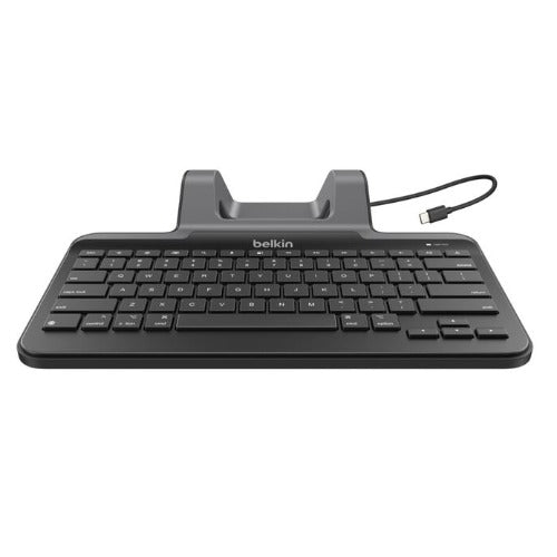 Belkin Connect USB-C Keyboard with Stand foriPad (TBA010bg), Rugged, SBAC testing, IP51, Nonslip, Pry-resistant Keys, iPadOS Hotkeys, 3-year Warranty - Image 2