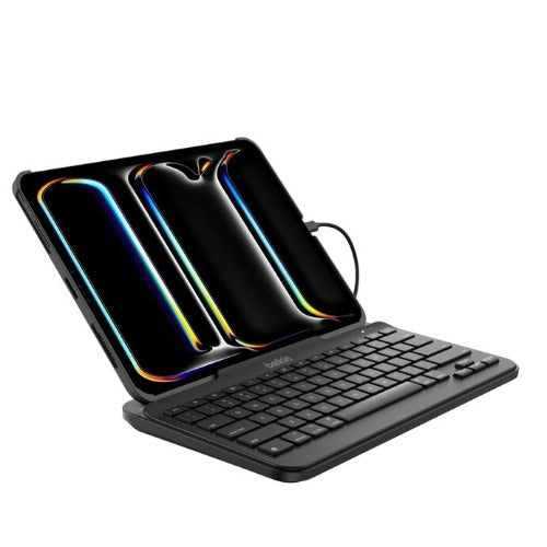 Belkin Connect USB-C Keyboard with Stand foriPad (TBA010bg), Rugged, SBAC testing, IP51, Nonslip, Pry-resistant Keys, iPadOS Hotkeys, 3-year Warranty - Image 5