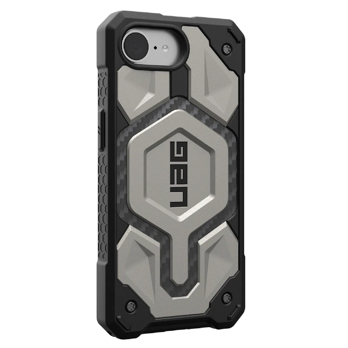 UAG Monarch Pro MagSafe Apple iPhone 17e /  iPhone 16e Refresh /  iPhone 16e (6.1") Rugged Case-Titanium (114497113636), 10 Years Warranty - Image 3