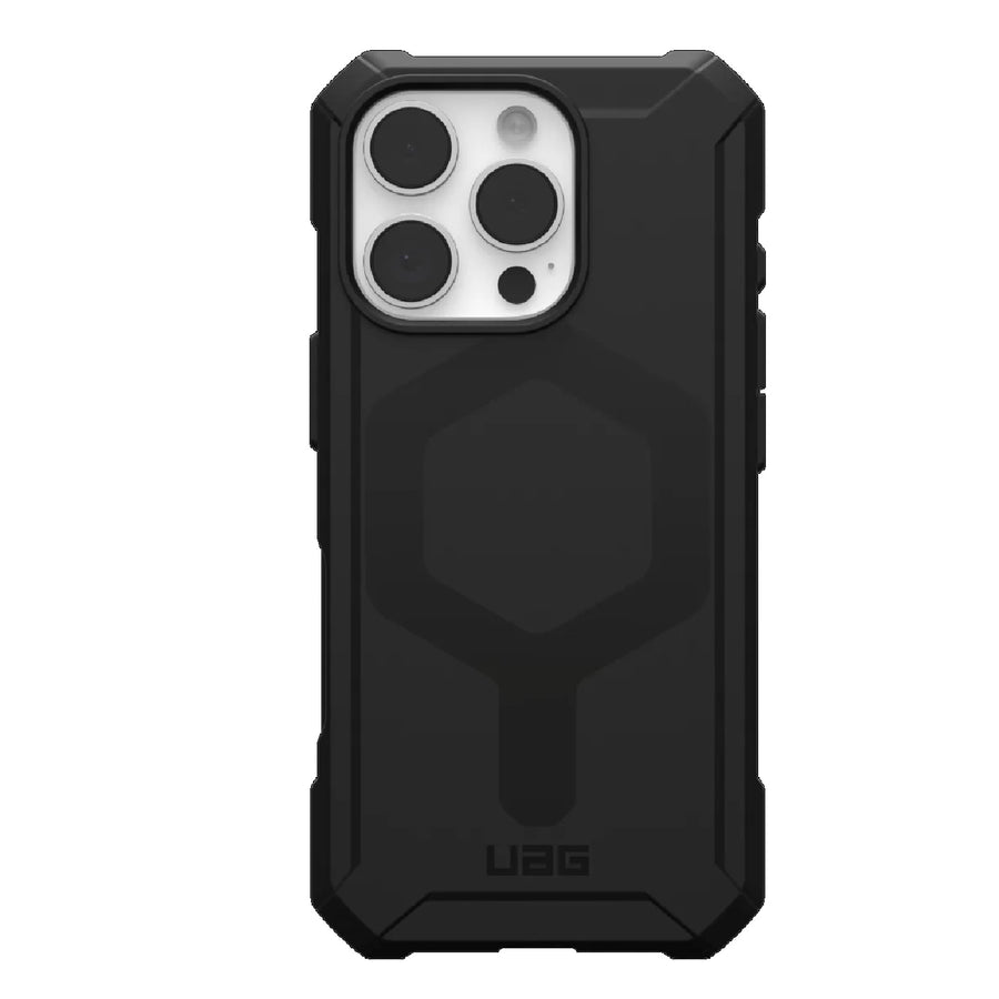 UAG Essential Armor MagSafe Apple iPhone 16 Pro Max (6.9") Rugged Case - Black(114449114040),15ft. Drop Protection(4.6M), 10 Years Warranty