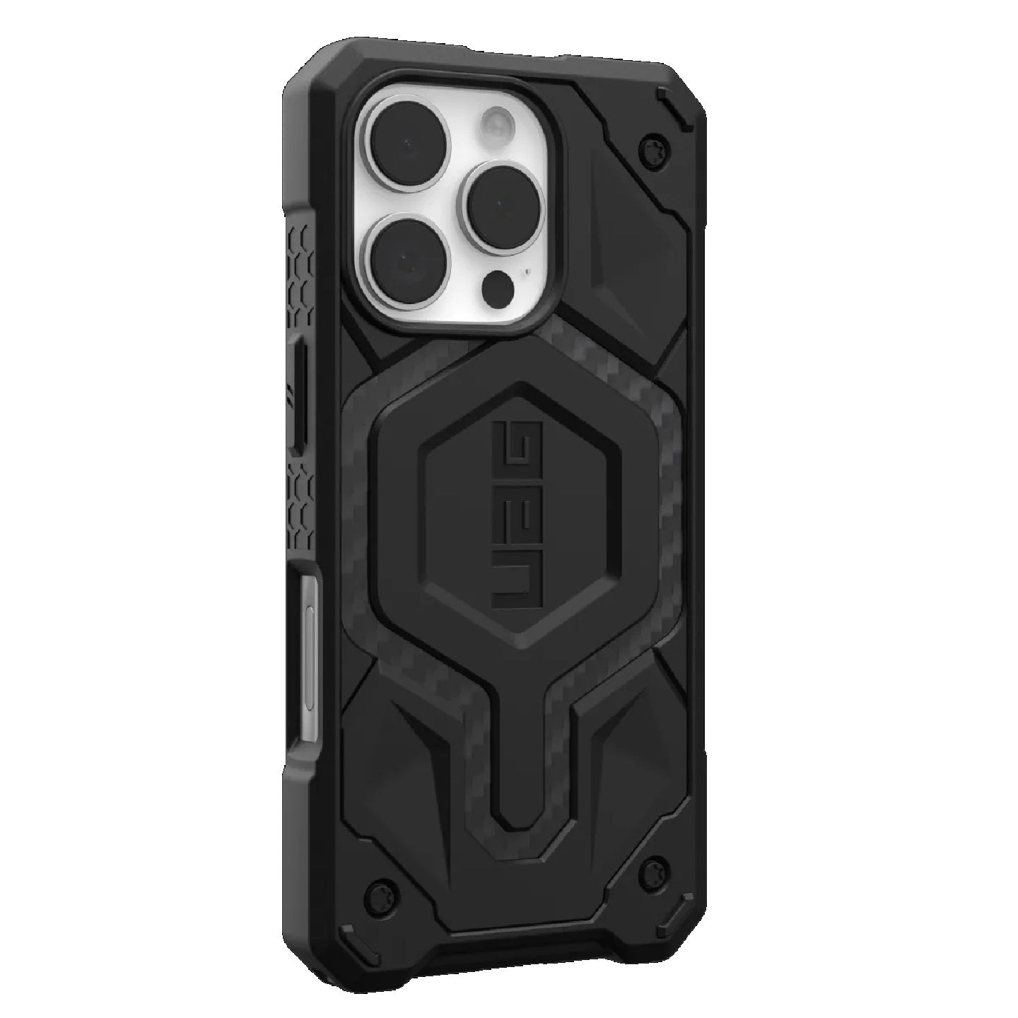 UAG Monarch Pro MagSafe Apple iPhone 16 Pro (6.3") Rugged Case - Carbon Fiber (114456114242), 25ft. Drop Protection (7.6M), 10 Years Warranty - Image 3