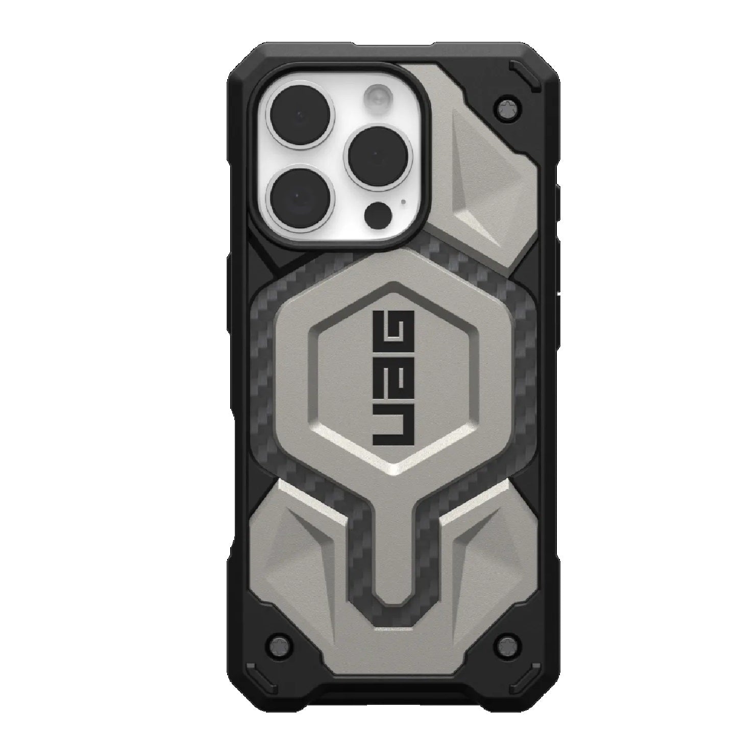 UAG Monarch Pro MagSafe Apple iPhone 16 Pro (6.3") Rugged Case - Titanium (114456113636), 25ft. Drop Protection(7.6M), 10 Years Warranty - Image 5