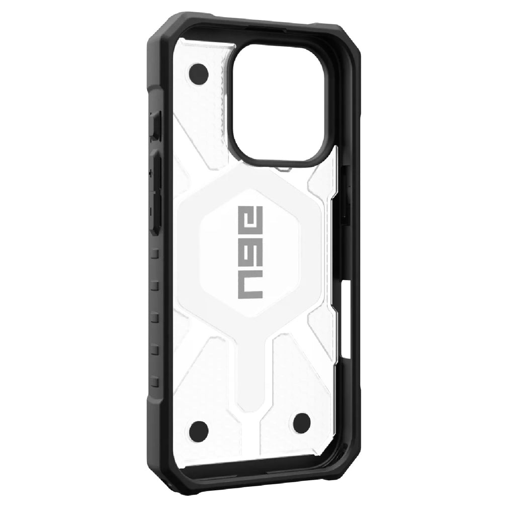 UAG Pathfinder Clear MagSafe Apple iPhone 16 Pro (6.3") Rugged Case - Ice/Silver (114464114343), 18ft Drop Protection (5.4M), 10 Years Warranty - Image 4