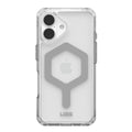 UAG Plyo MagSafe Apple iPhone 16 (6.1") Rugged Case - Ice/Silver (114482114333),16ft. Drop Protection (4.8M), Armored Shell, 10 Years Warranty - Image 1