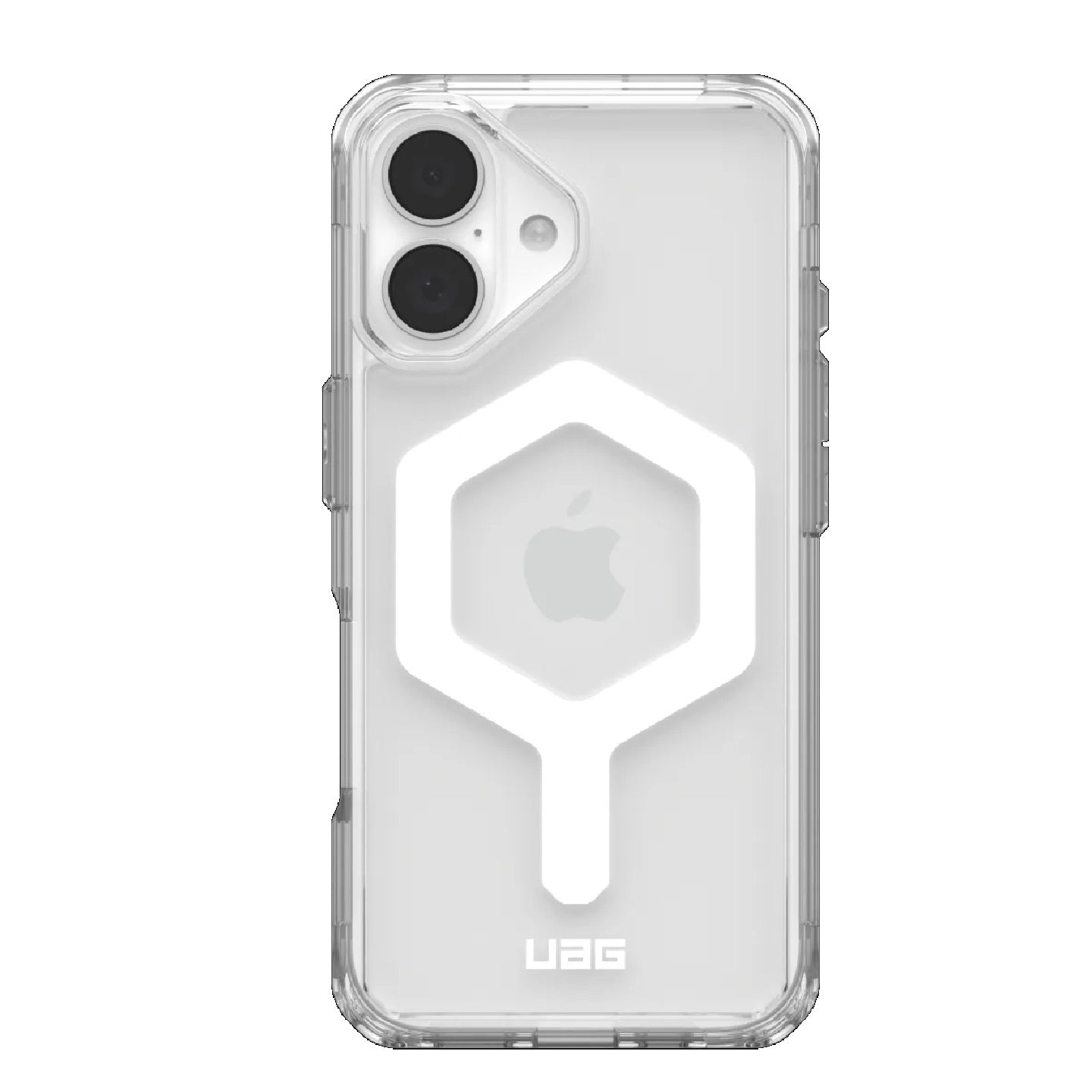 UAG Plyo MagSafe Apple iPhone 16 (6.1") Rugged Case - Ice/White (114482114341), 16ft. Drop Protection (4.8M), Armored Shell, 10 Years Warranty - Image 1