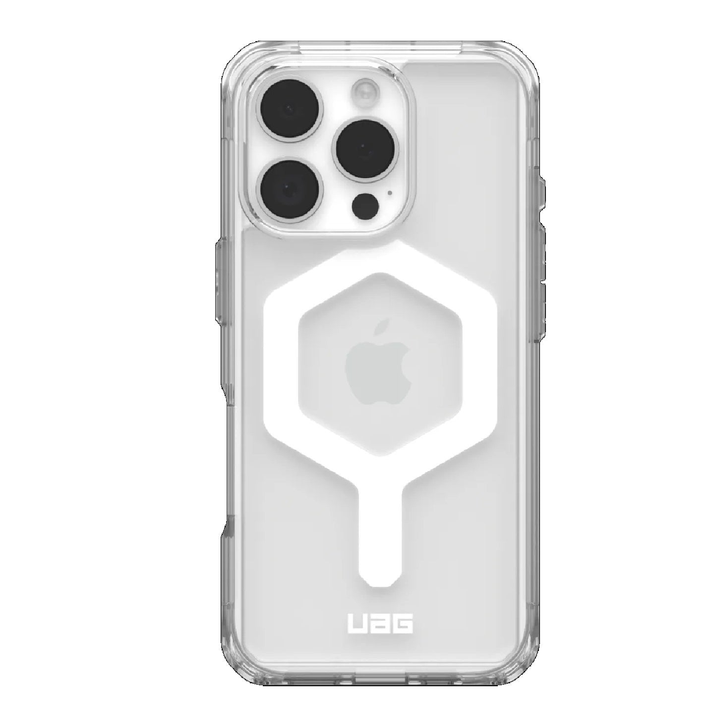 UAG Plyo MagSafe Apple iPhone 16 Pro (6.3") Rugged Case - Ice/White (114480114341), 16ft. Drop Protection (4.8M), Armored Shell, 10 Years Warranty - Image 1