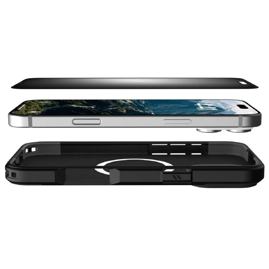 UAG Removable Privacy Apple iPhone 16 Pro (6.3") Screen Protector - Tint (14436811NA), Anti-Glare, Recyclable, Easy to Install, 1 Year Warranty - Image 4