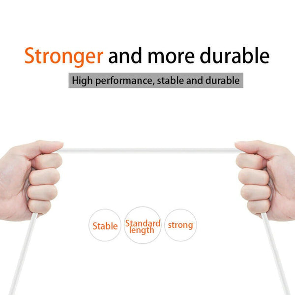 USP USB-C to USB-C Mini Cable (2M) - White, 3A (60W), Fast Charge, High Performance, Samsung Galaxy,Apple iPhone,iPad,MacBook,Google, 5 Years Warranty