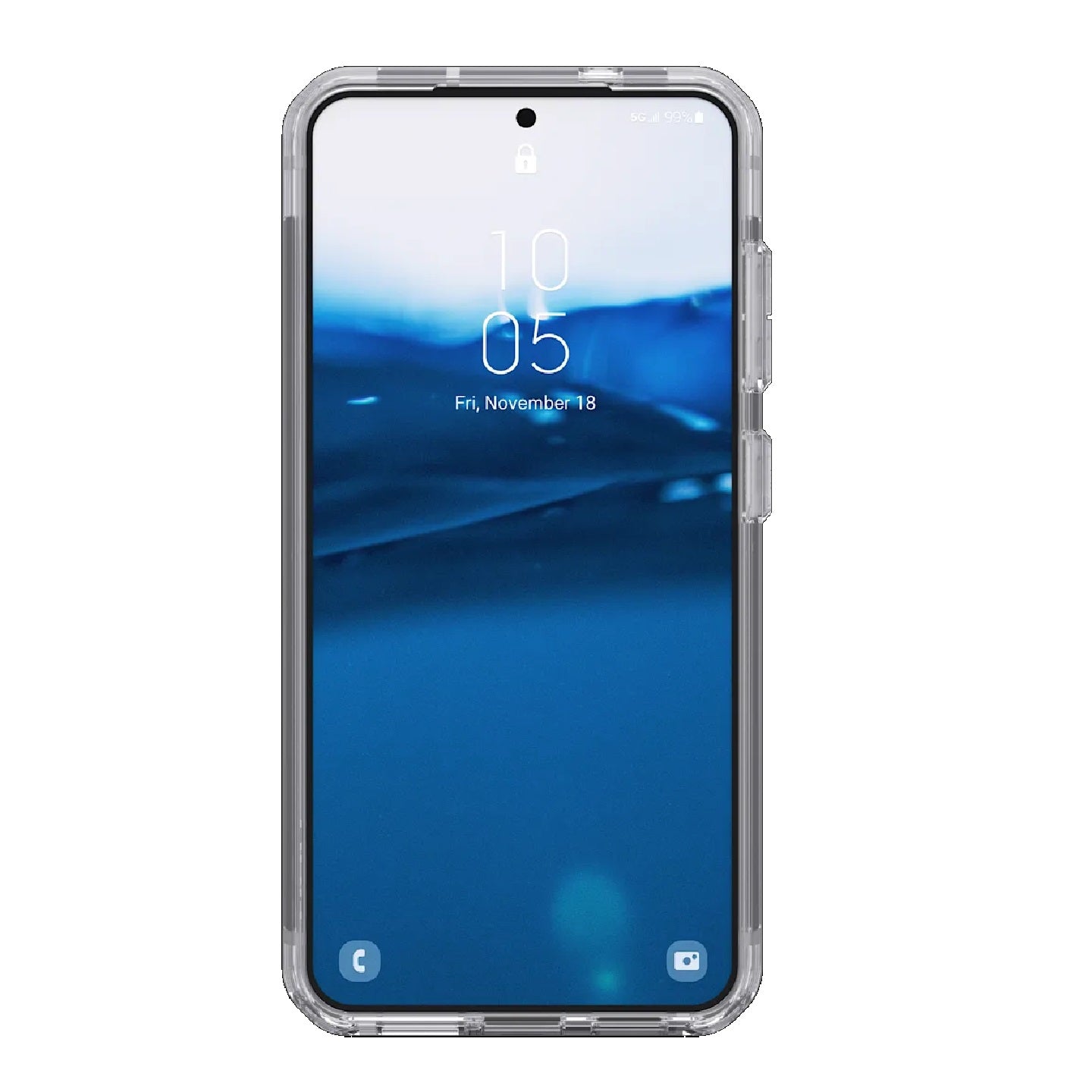 UAG Plyo Pro Samsung Galaxy S25 Rugged Case - Ice/Silver (214488114333), DROP+ Military Standard, Raised Screen Surround, 10 Years Warranty - Image 2