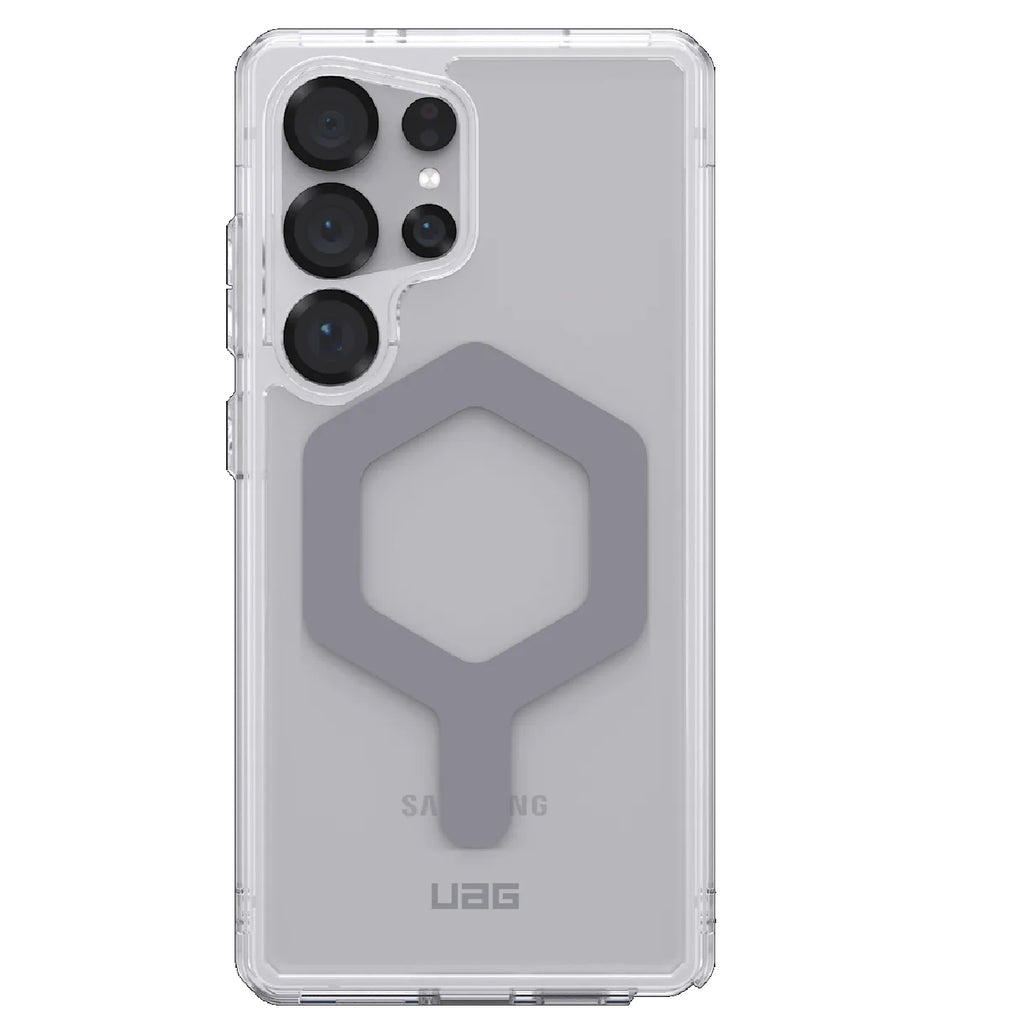 UAG Plyo Pro Samsung Galaxy S25 Ultra 5G (6.9") Rugged Case - Ice/Silver, DROP+ Military Standard, Raised Screen Surround, 10 Years Warranty - Image 1