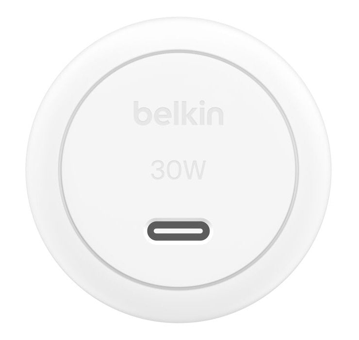 Belkin BoostCharge Compact 30W USB-C (PD 3.1) Wall Charger + USB-C to USB-C Cable (1M) - White (WCA008au1MWH-B6), Apple, CEW $2500, 2 Years Warranty - Image 4