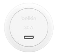 Belkin BoostCharge Compact 30W USB-C (PD 3.1) Wall Charger + USB-C to USB-C Cable (1M) - White (WCA008au1MWH-B6), Apple, CEW $2500, 2 Years Warranty - Image 4