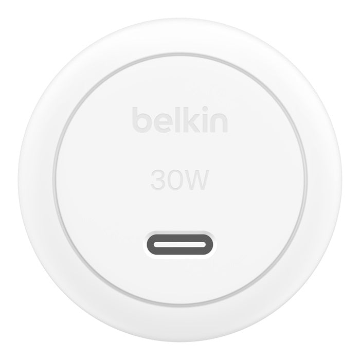Belkin BoostCharge Compact 30W USB-C (PD 3.1) Wall Charger - White (WCA008auWH), Compact & Travel-Ready, CEW $2,500, 2 Years Warranty - Image 4