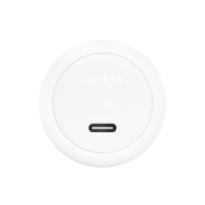 Belkin BoostCharge Compact 20W USB-C (PD 3.1) Wall Charger - White (WCA009auW), Compact & Travel-Ready, CEW $2,500, 2 Years Warranty - Image 3