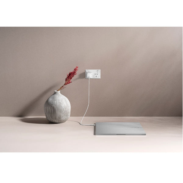 Belkin BoostCharge 65W USB-C PD 3.1 Cubic Wall Charger + USB-C to USB-C Cable - White (WCA011au1MWH-B6), Laptop, Tablet, CEW $2500, 2 Years Warranty