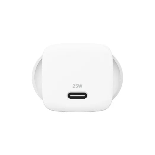 Belkin BoostCharge 25W USB-C PD 3.1 Cubic Wall Charger - White (WCA012auWH), Portable & Powerful, Apple, MFI-Certified, CEW $2500, 2 Years Warranty - Image 2