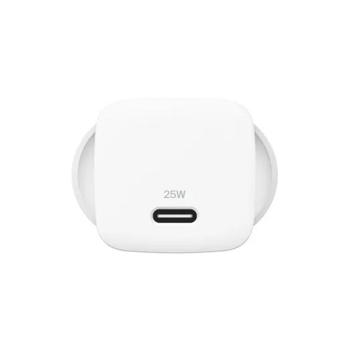 Belkin BoostCharge Compact 25W USB-C (PD 3.1) Cubic Wall Charger - White (WCA012auWH), Best for iPhone & Samsung,$2500 CEW, 2 Years Warranty - Image 2