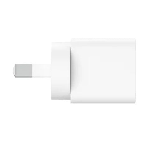 Belkin BoostCharge 25W USB-C PD 3.1 Cubic Wall Charger - White (WCA012auWH), Portable & Powerful, Apple, MFI-Certified, CEW $2500, 2 Years Warranty - Image 3