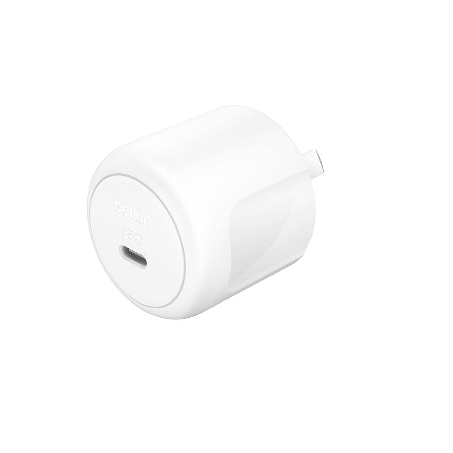 Belkin BoostCharge Compact 45W USB-C (PD 3.1) Wall Charger - White (WCA013auWH), Best for iPhone & Samsung, $2500 CEW, 2 Years Warranty - Image 1