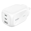 Belkin BoostCharge Pro 100W 3-Port GaN Wall Charger - White (WCH016AUWH), 2x USB-C, 1x USB-A, Compact Laptop Charger, $2500 CEW , 2 Years Warranty - Image 1